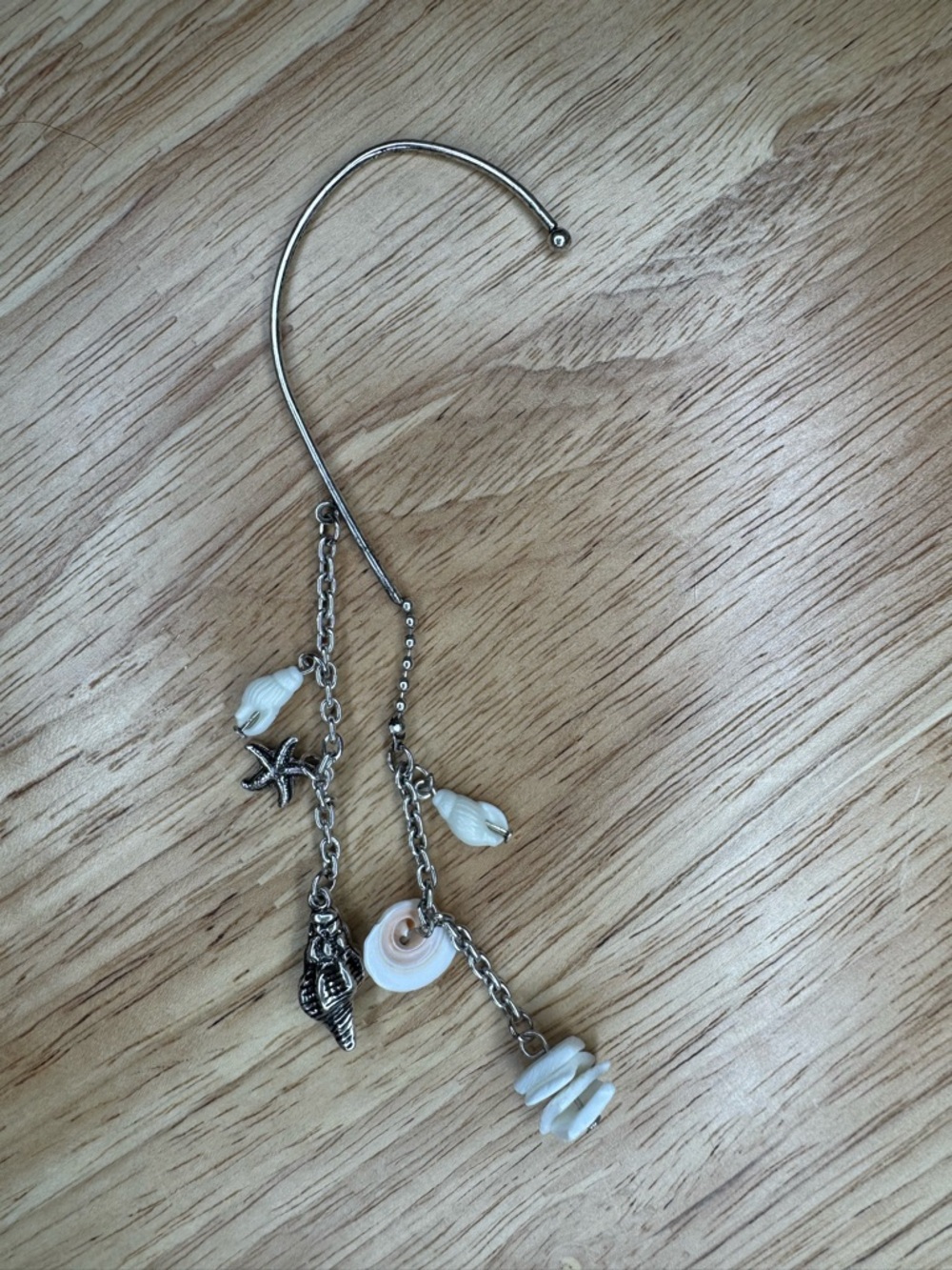Free People Coastal Shell Ear Party Cuff | Beach Charm Ear Wrap